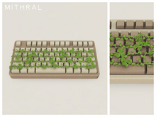 Mithral * Plant Keyboard (Clay/Beige)