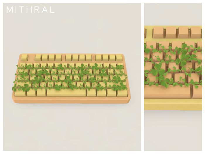 Mithral * Plant Keyboard (Yellow/Orange)