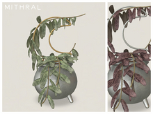 Mithral * Planted Cauldron + Moon Trellis (Silver)