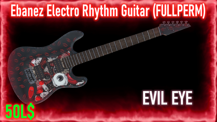 [MSLS] *Ebanez ElectroRhythm Guitar* Evil Eye