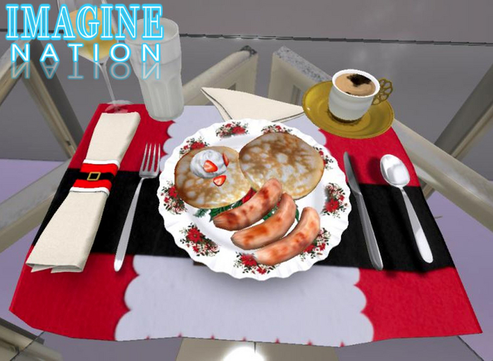 Imagine Xmas Breakfast/Brunch Placemat1