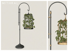 Mithral * Planted Birdcage w/ Stand (Black)