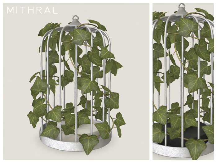 Mithral * Planted Birdcage (Silver)