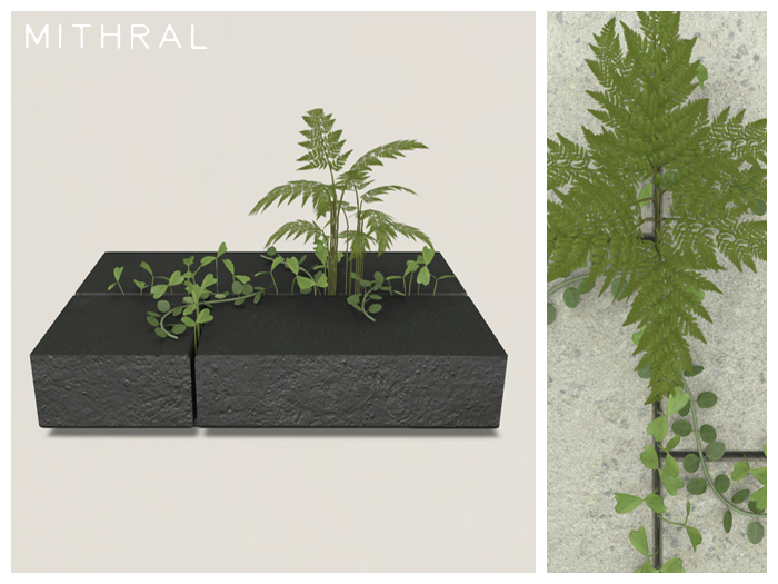Mithral * Cube Planter (Pack C)