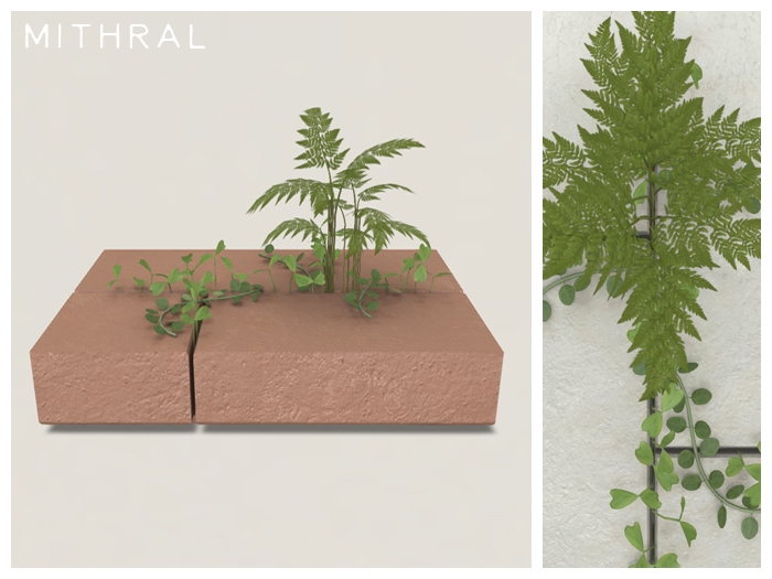 Mithral * Cube Planter (Pack B)