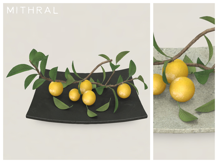 Mithral * Orange Branch Plate (Pack C)