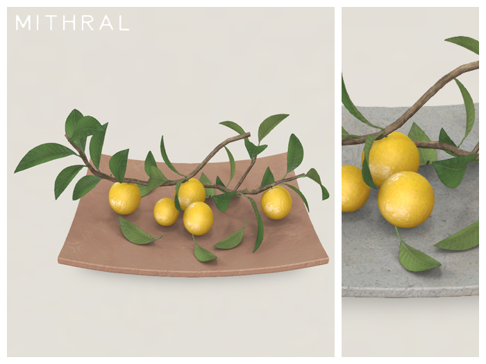 Mithral * Orange Branch Plate (Pack B)