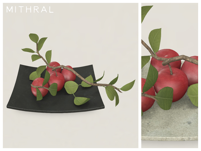 Mithral * Apple Branch Plate (Pack C)