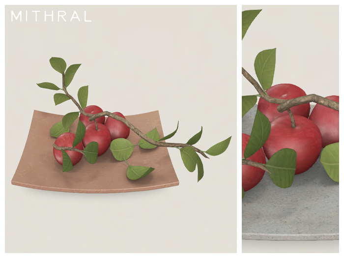Mithral * Apple Branch Plate (Pack B)