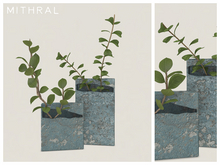 Mithral * Block Planter Duo (Blue)