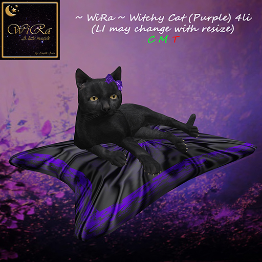 ~WiRa~ Witchy Cat (Purple) (Box)