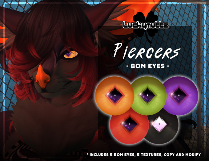 [LUCKYMUTTZ] Piercers - BOM Eyes 