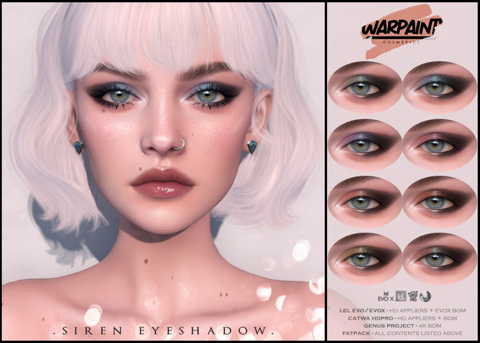 WarPaint* Siren Eyeshadow [Fatpack]