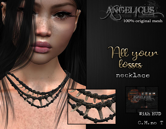 :ANGELICUS:  -All your losses- necklace 