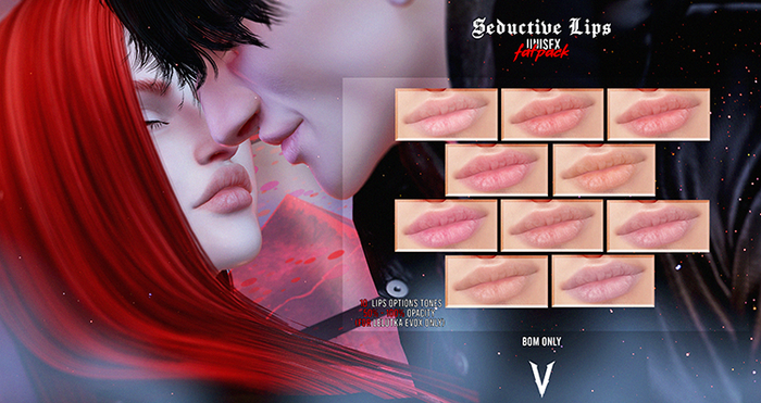 VIENA. Seductive Lips Unisex Fatpack {Add me}