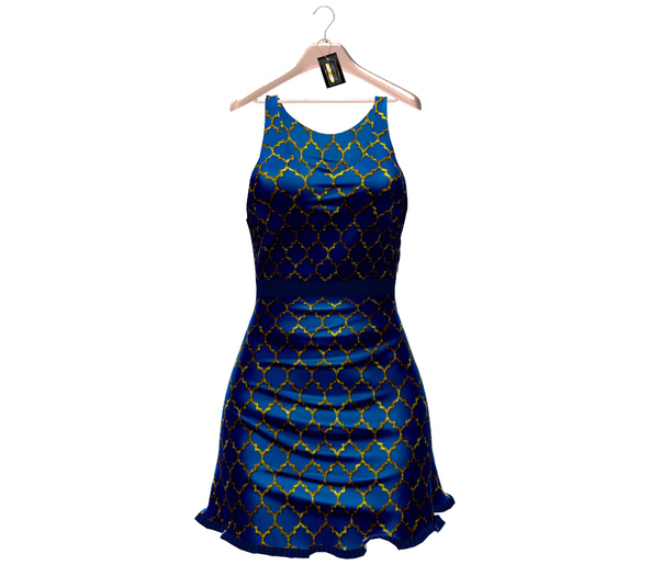Blue Gold Dress Maitreya