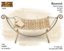 Hammock v4 - Old World - Rustic / Medieval Furniture