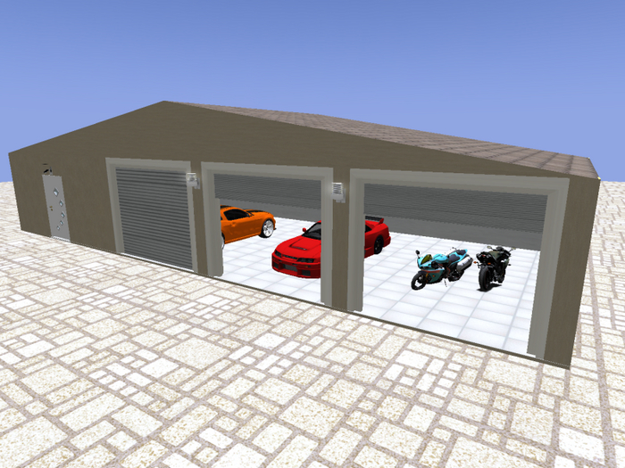 GARAGE - 3 DOORS. REZZER