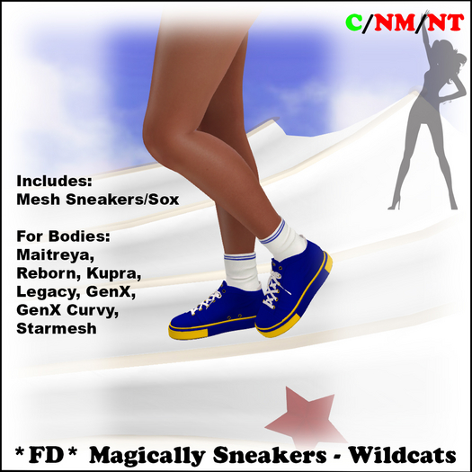 *FD* Magically Sneakers [Boxed] Wildcats