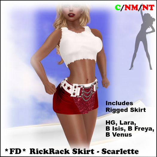 *FD* RickRack Skirt [BOXED] Scarlette