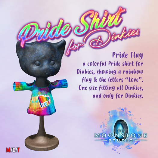 {:: TMS ::} Pride Flag Shirt for Dinkies [BOX]