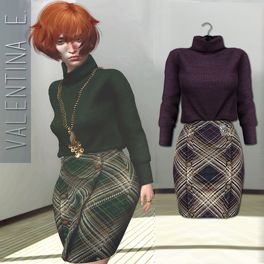 Valentina E. Rory Ensemble Plum