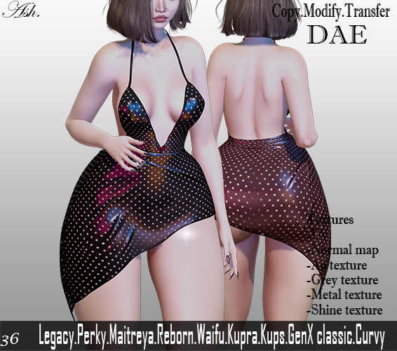 Ash.Full Perm.Model 36 DAE.OBJ.PSD