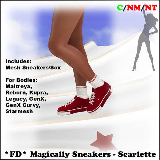 *FD* Magically Sneakers [Boxed] Scarlette