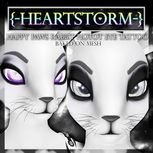 {-HEARTSTORM-} Hotot Eye Tattoo for [HP] Rabbit {BOM}