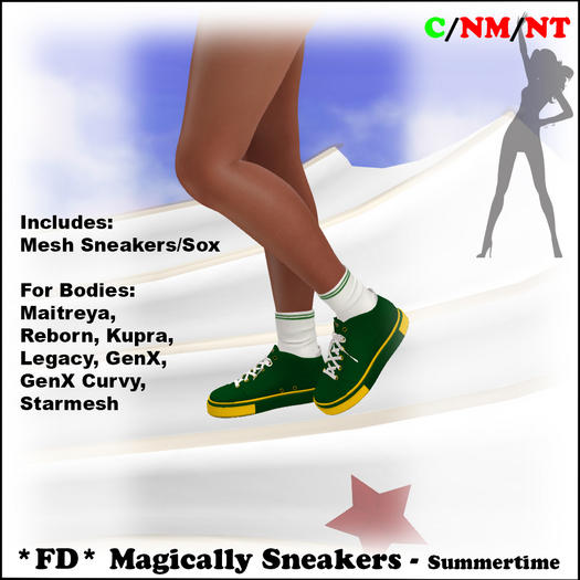 *FD* Magically Sneakers [Boxed] Summertime