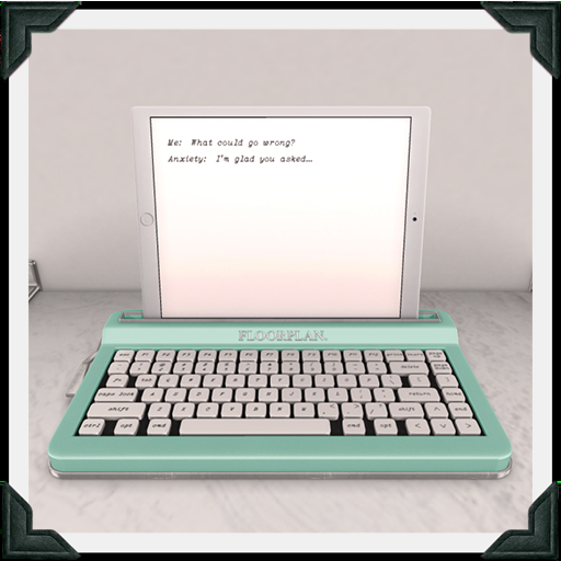 floorplan. tablet typewriter / mint [box]