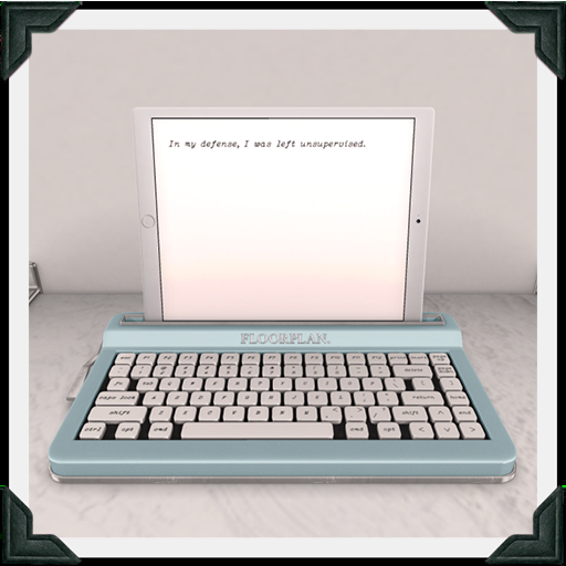 floorplan. tablet typewriter / sky [box]