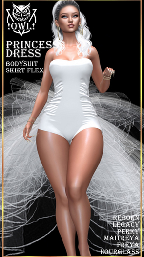 !OWL! Princess Dress (white)  __gift to the world__