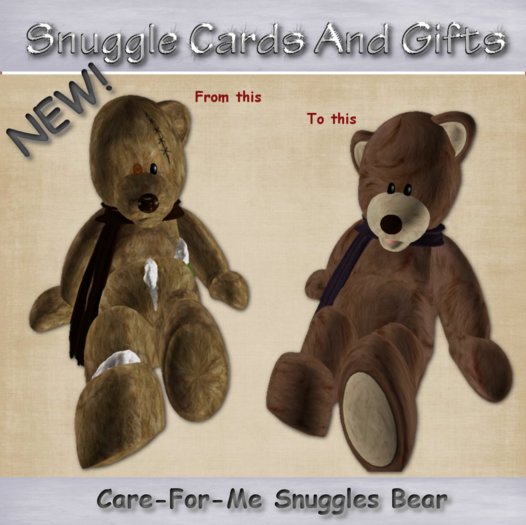 Care for me Snuggles bear  Boxed *Promo* Half Price