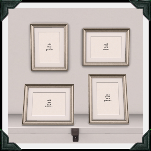 floorplan. metallic frame SET / silver [box]