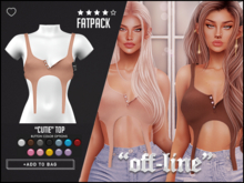 "Off-Line" x "Cutie" Top / Fatpack