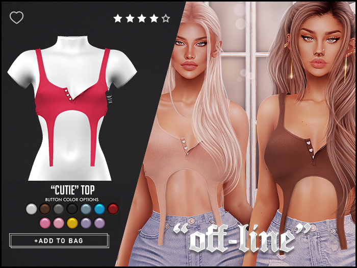 "Off-Line" x "Cutie" Top / Doll