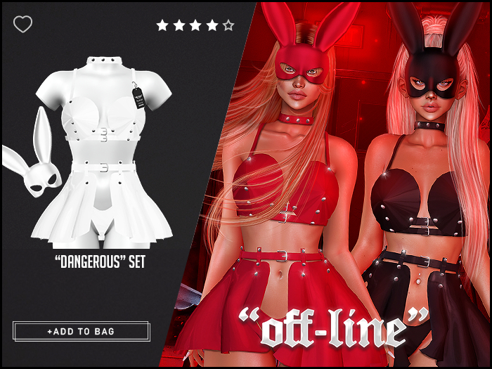 "Off-Line" x "Dangerous" Set / White