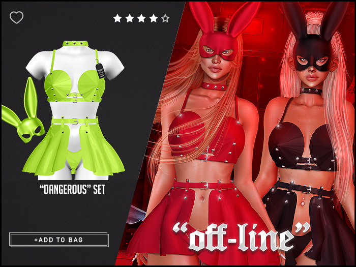 "Off-Line" x "Dangerous" Set / Treuse
