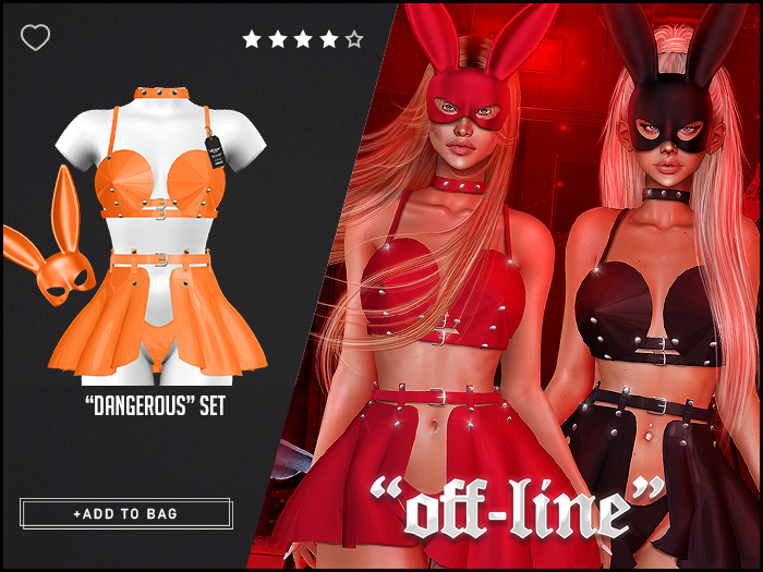"Off-Line" x "Dangerous" Set / Tangerine