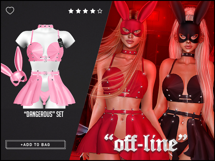 "Off-Line" x "Dangerous" Set / Pinky
