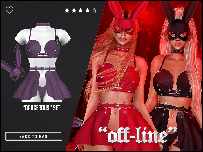 "Off-Line" x "Dangerous" Set / Mauve
