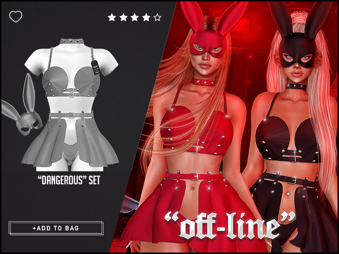 "Off-Line" x "Dangerous" Set / Grey