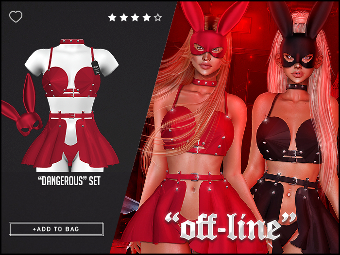 "Off-Line" x "Dangerous" Set / Cherry