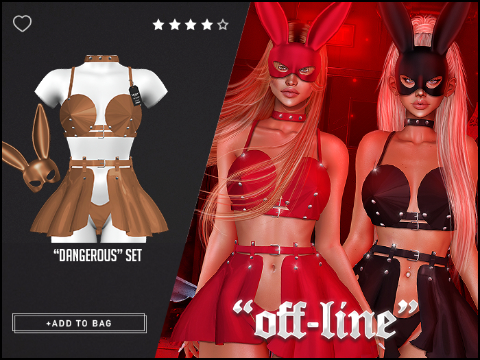 "Off-Line" x "Dangerous" Set / Caramel