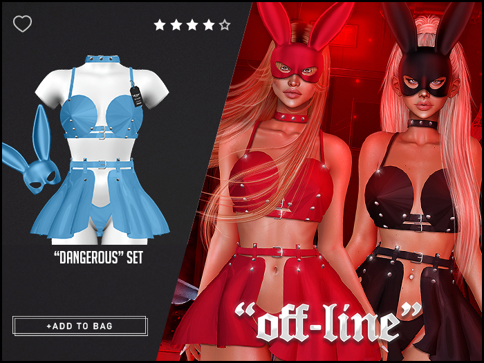 "Off-Line" x "Dangerous" Set / Blue