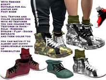 Sneakers with and without socks (ADD)