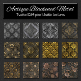 *Wallflowers* Antique Blackened Metal