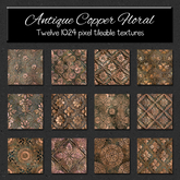 *Wallflowers* Antique Copper Floral