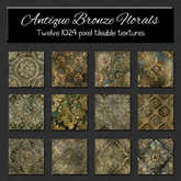 *Wallflowers* Antique Bronze Floral